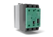 Relés de estado sólido con/sin disipador de calor - Three-phase solid-state relays, 10 A to 75A