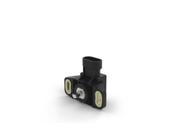 Angulares - Sensor rotativo monovuelta de efecto hall con eje conector AMP Superseal 3P