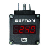 TDP-1001 - ndicador con alarmas para montaje sobre el transmisor