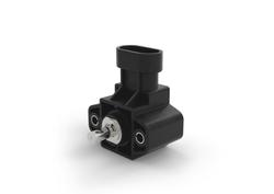 GR3P - Sensor rotativo monovuelta de efecto hall con eje conector AMP Superseal 3P