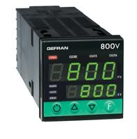 800V - Regulador PID para válvulas motorizadas, 1/16 DIN